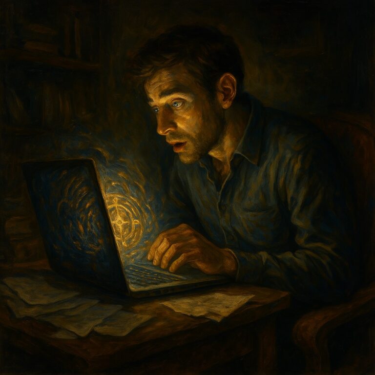 Samoświadomość - Lustro w Ekranie: Opowieść o Michale i Cyfrowym Echu